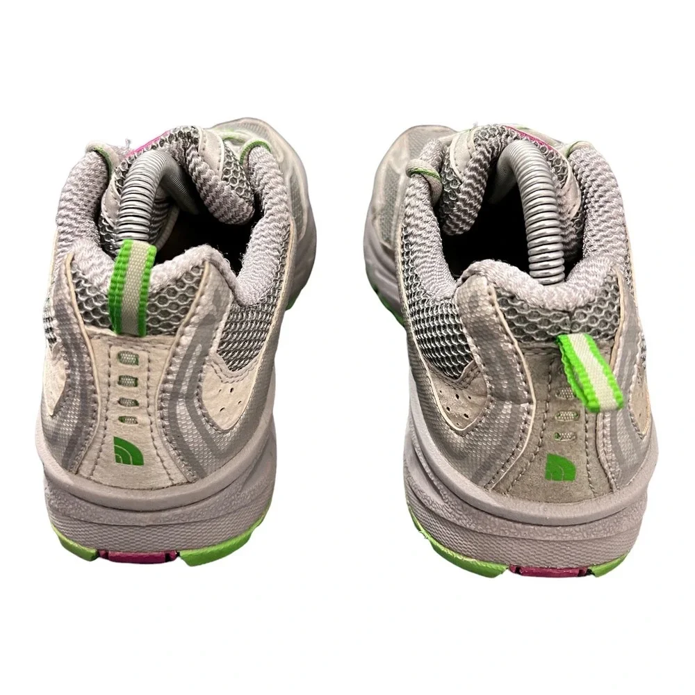The North Face Women's Athletic Shoes Size 10 Silver Gray Trail Running Sneakers